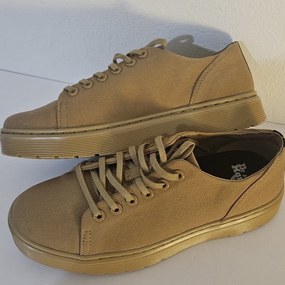 Dr. Martens Dante Canvas Muted Savannah Tan casual Sneakers Men's 8 Women's 9 - Picture 9 of 9